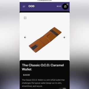 The Classic O.C.D. Caramel Wallet